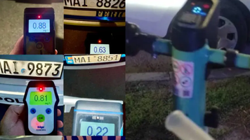 Persoane prinse în stare de ebrietate pe trotinete electrice