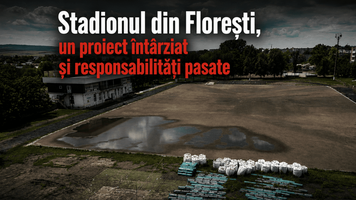 (Investigație) Stadionul din Florești, un proiect întârziat și responsabilități pasate