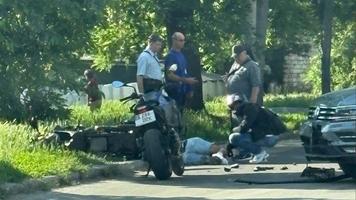 Motociclist rănit în urma unui accident pe o stradă din Chișinău