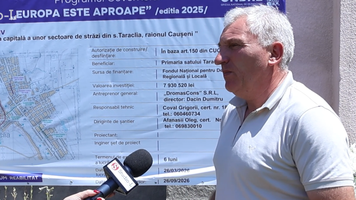 Drum modern de peste 10 milioane de lei inaugurat în satul Taraclia, raionul Căușeni prin „Satul European”