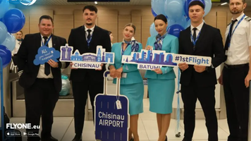 FLYONE a lansat cu succes noua rută directă Chișinău – Batumi