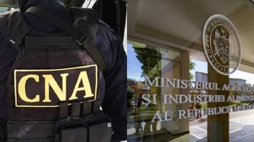 CNA despre perchezițiile Ministerului Agriculturii și Industriei Alimentare. Un secretar de stat printre reținuți