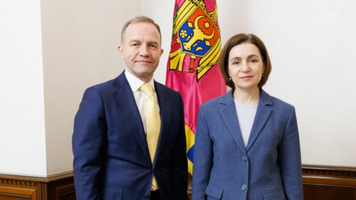 Președinta Maia Sandu a avut o întrevedere cu Falk Lange, șeful Oficiului Consiliului Europei la Chișinău