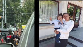 Copii exploatați prin cerșetorie în traficul rutier din Chișinău