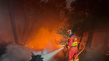 Incendiu în nord-estul Spaniei