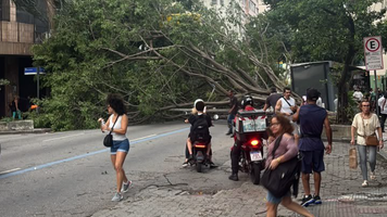 furtună violentă în Rio de Janeiro
