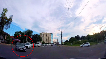 manevră periculoasă în Chișinău