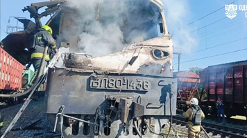 Tren de călători atacat de o dronă rusească în Odesa