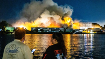 Explozie în portul Rotterdam