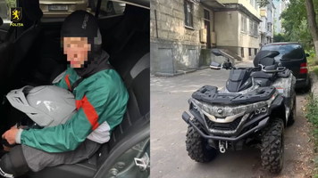 (VIDEO) Minor de 16 ani, suspectat că a furat un ATV de peste 155.000 de lei din Capitală