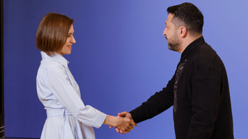 Maia Sandu și Volodimir Zelenski