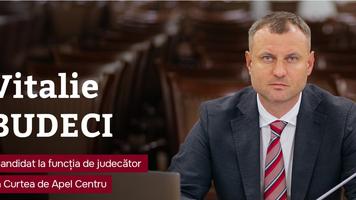 Vitalie Budeci nu a trecut reevaluarea externă. Judecătorul va fi eliberat din funcție