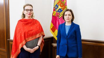 Natalia Voutova și Maia Sandu 