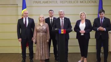 Anunțul a fost făcut de deputatul Ion Chicu, în prezența reprezentanților fracțiunilor de opoziție. 