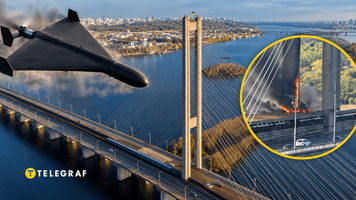 pod din Kiev lovit de drone