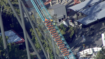 six flags roller coaster