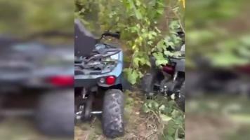 (VIDEO) Tânăr, reținut după ce a furat două ATV-uri și un generator electric